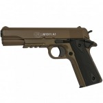 Страйкбольный пистолет Colt 1911 Metal Slide (СПРИНГ) Dark Earth CYBERGUN